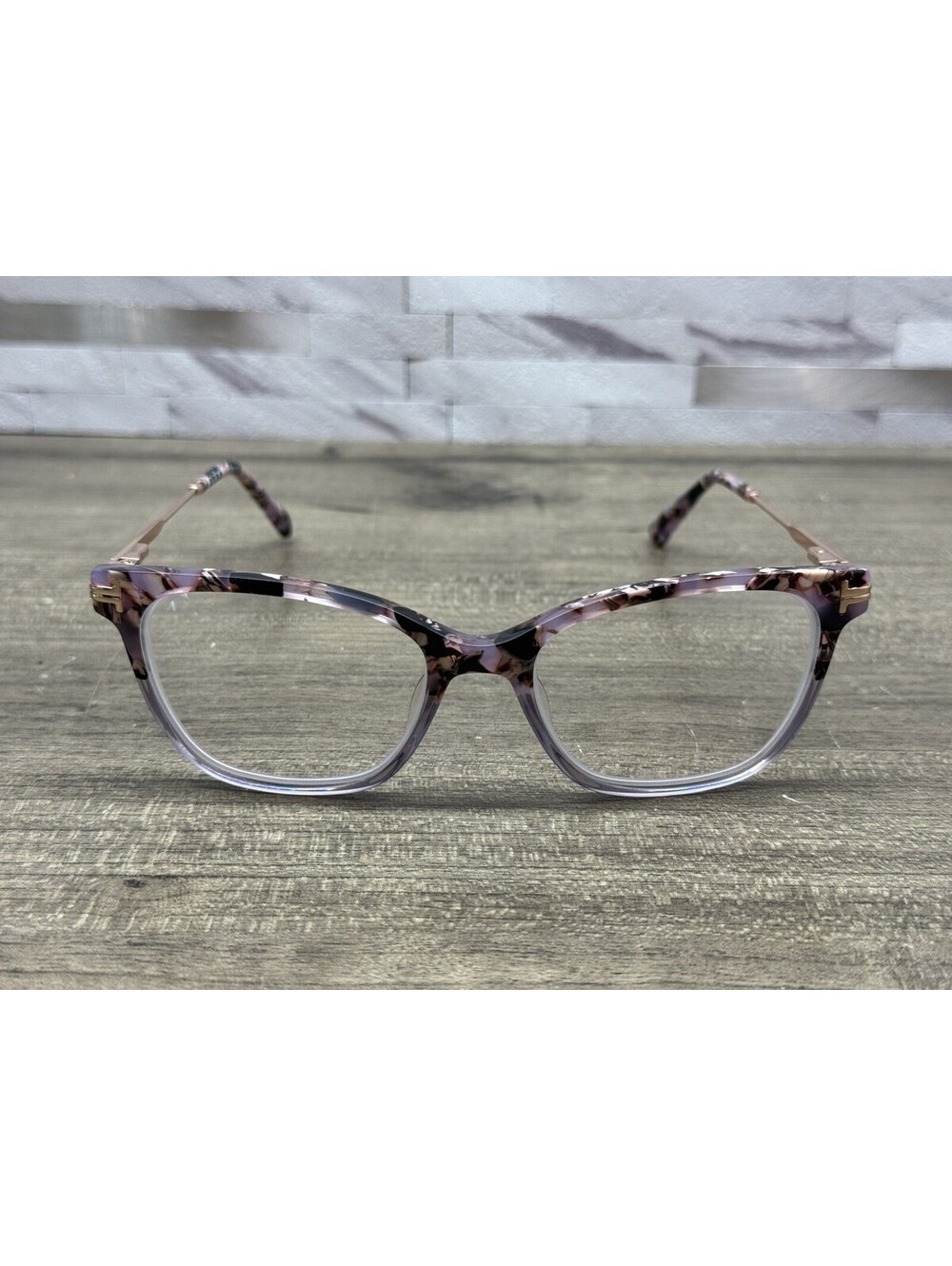 L.A.M.B. Eyeglasses LD123 LAV 52[]17-135 Lavender Rose Gold Full Rim Frames Only